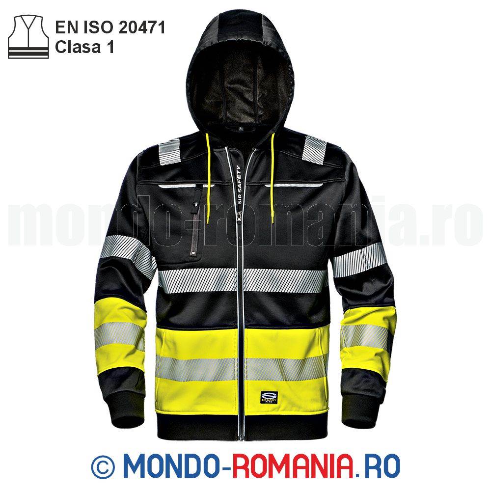 Hanorac CONTRAST cu benzi reflectorizante